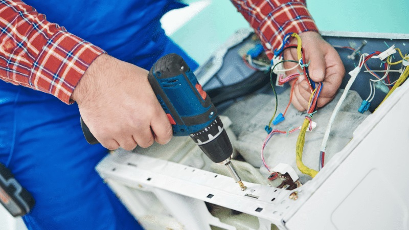 Sarıgöl Grundig Grundig çamaşır makinesi kart tamiri – Su almama arızası orijinal parça ile giderildi. - Teknik servis örneği