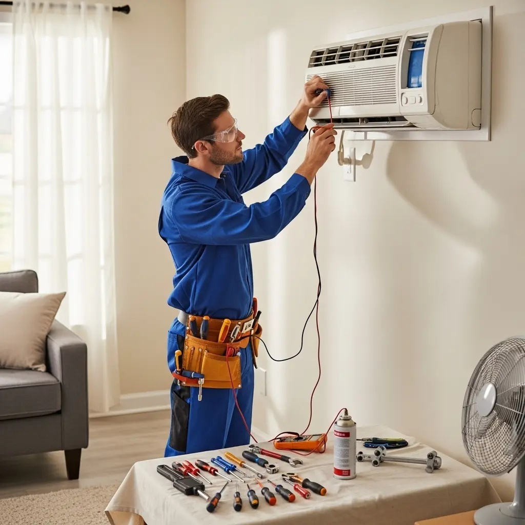 Sarıgöl Grundig Grundig klima gaz dolumu ve bakım – Enerji verimliliği artırıldı. - Teknik servis örneği